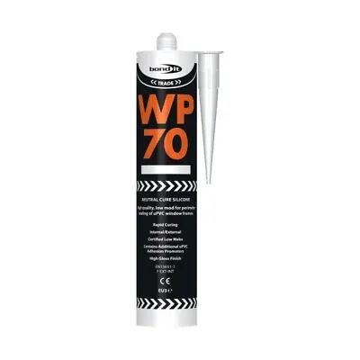 Wp70 Silicone Upvc/wood/door/​window Flexible Sealant >various Colours< 700t • £6.60